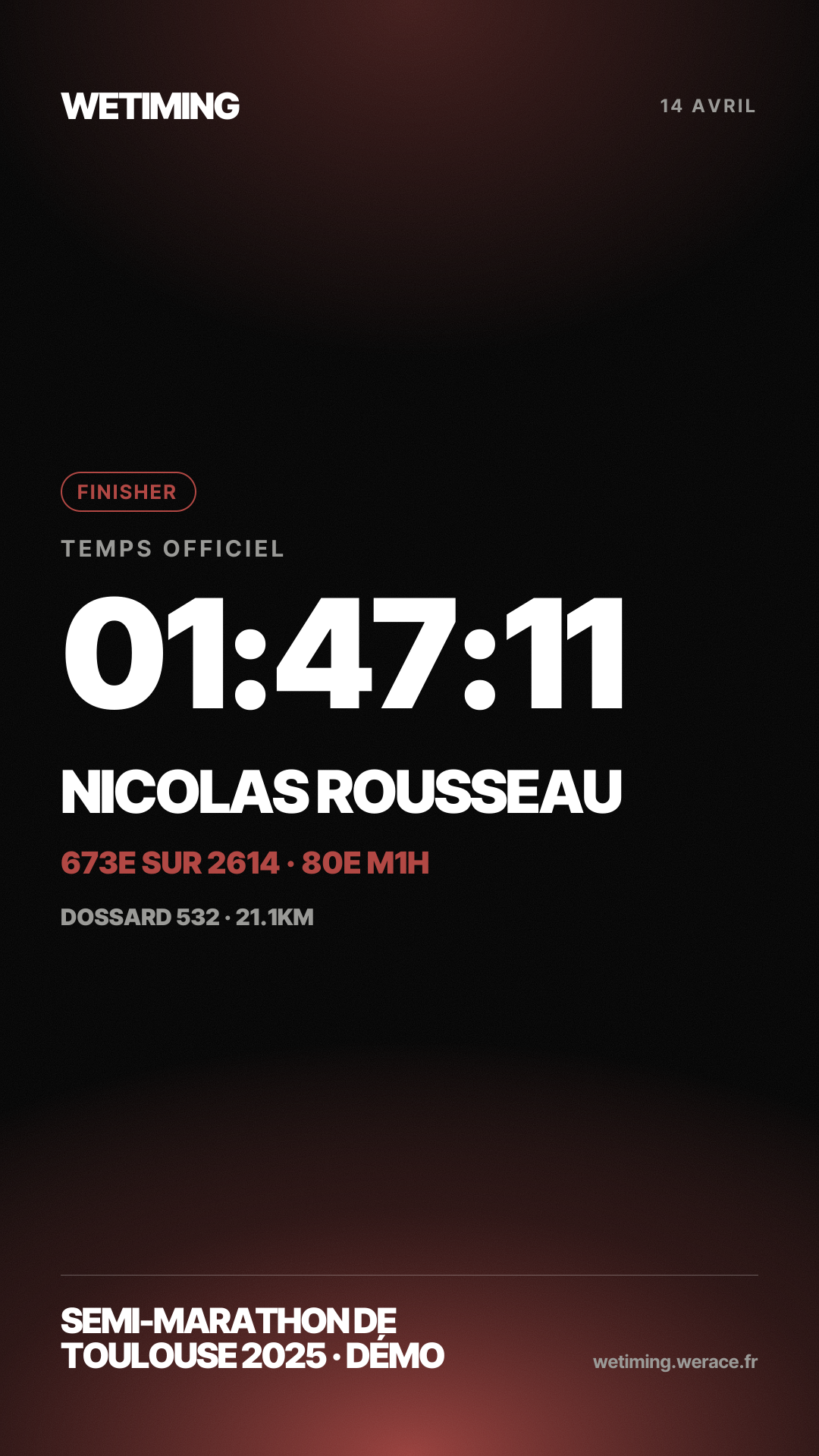 Ton résultat au format Story · horizon